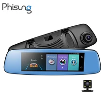 7,8" 4G dashcam Android зеркальный видеорегистратор gps навигация ADAS Full HD 1080 P Автомобильный видеорегистратор с камерой заднего вида Bluetooth Wifi