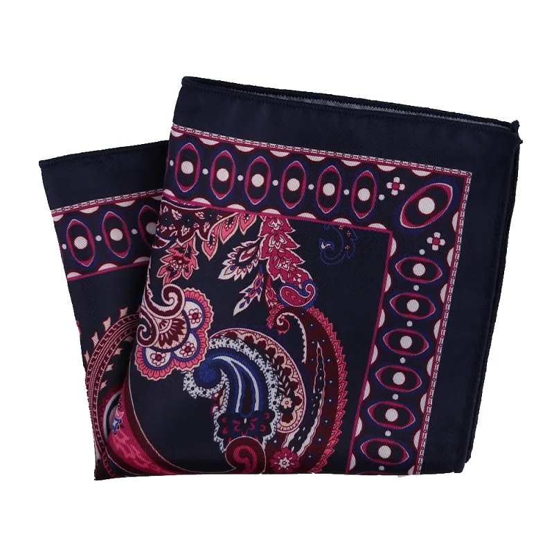 MPK-139pocket square Портной Смит стиль Hankies Яркие Красочные Пейсли карманные квадратные винтажные Платки Шарфы мужские карманные модные аксессуары - Цвет: MPK-139pocket square