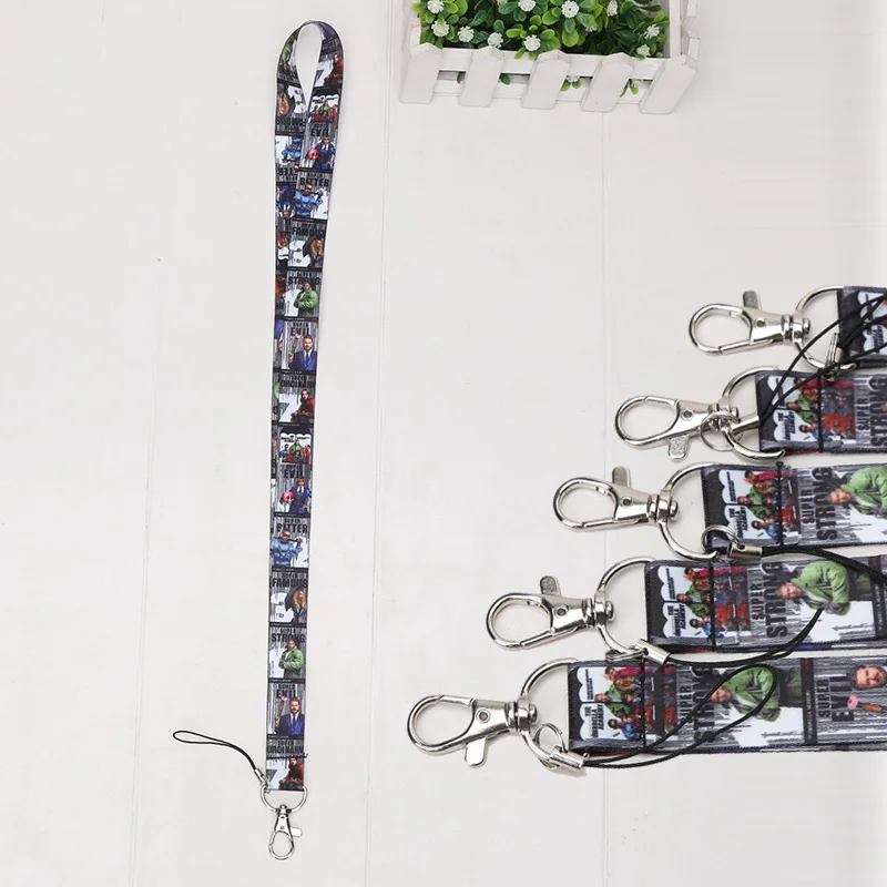 

44cm The Umbrella Academy Mobile Phone Rope Neck Straps Neck Rope Keys ID Card Lanyard plush toys