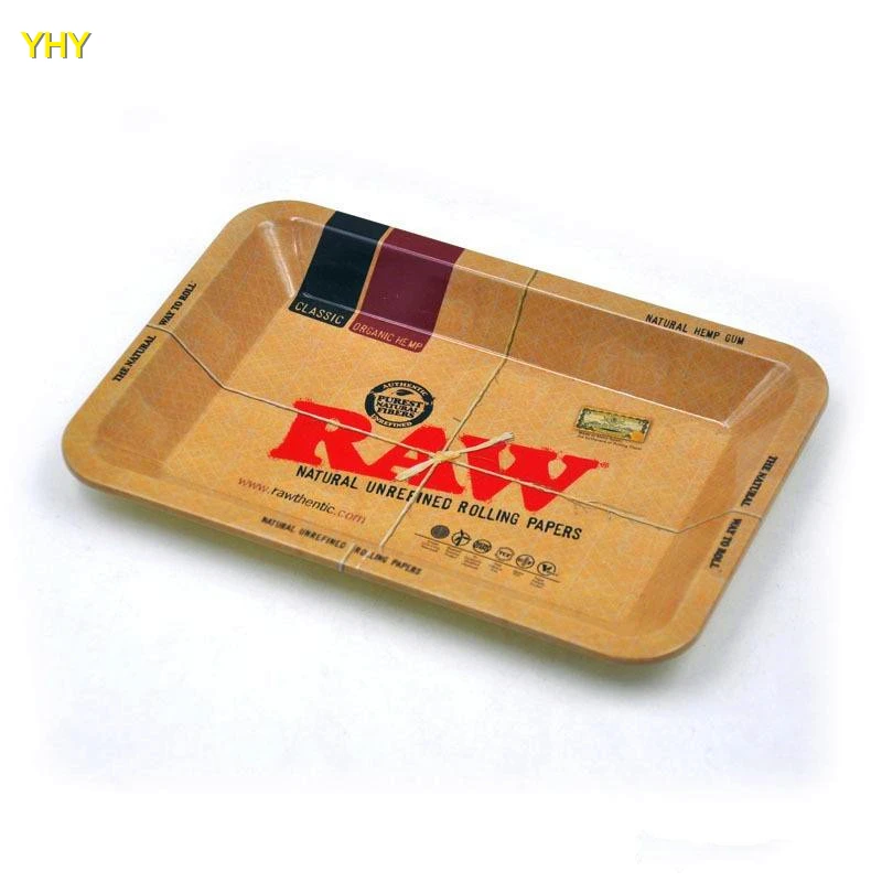 Raw Tray Rolling Tray Metal Cigarette Smoking Rolling Trays Tobacco Plate 05