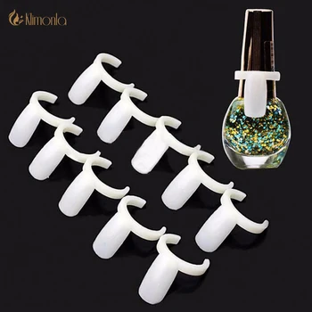 

100pcs Fake Nails UV Gel Polish Plate Display Nail Art Ring Style DIY Decoration Plastic Ring Nail Art Tips Display Wholesales