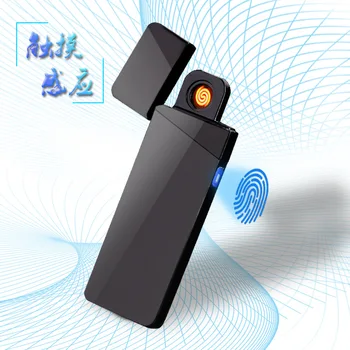 

Ultra Thin Dual Arc Plasma Lighter Electronic USB Lighter Colorful Windproof Cigarette Lighter Smoking Gadgets For Men