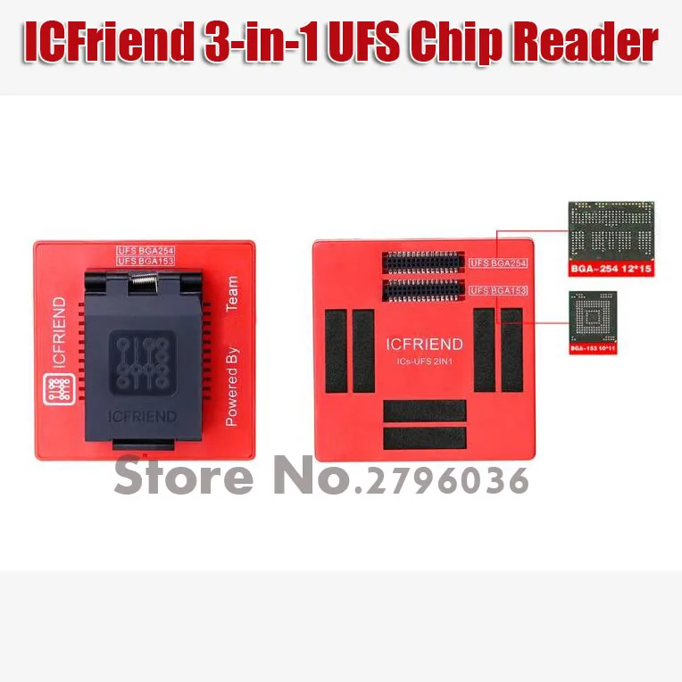 Новости icfriend ИС-UFS 3IN1 Поддержка UFS BGA-254 BGA-153 BGA-95 с легкий JTAG плюс коробка