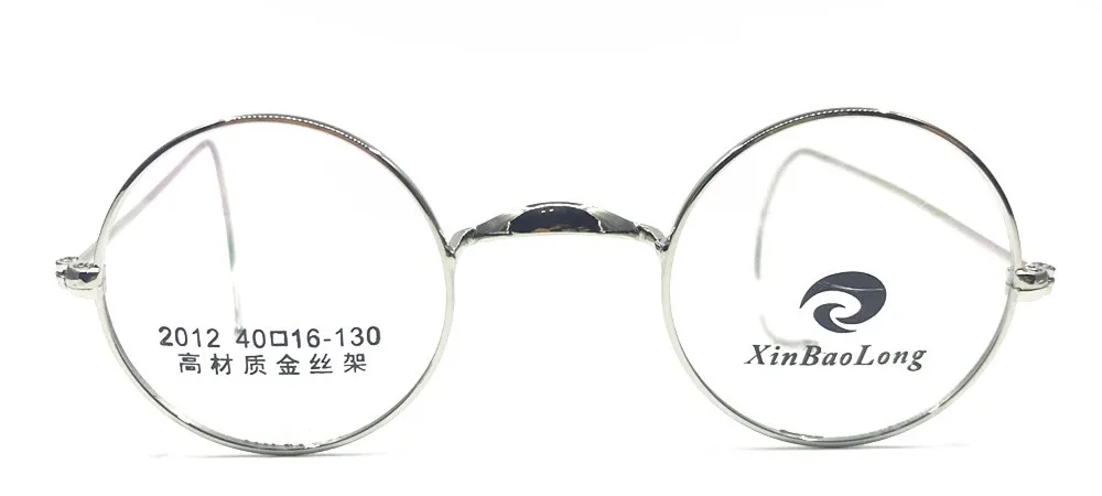 Vintage Antique Round Wire Rim Eyeglass Frames Full Rim Ear Hooks Myopia Rx able Glasses Brand New Good Quality