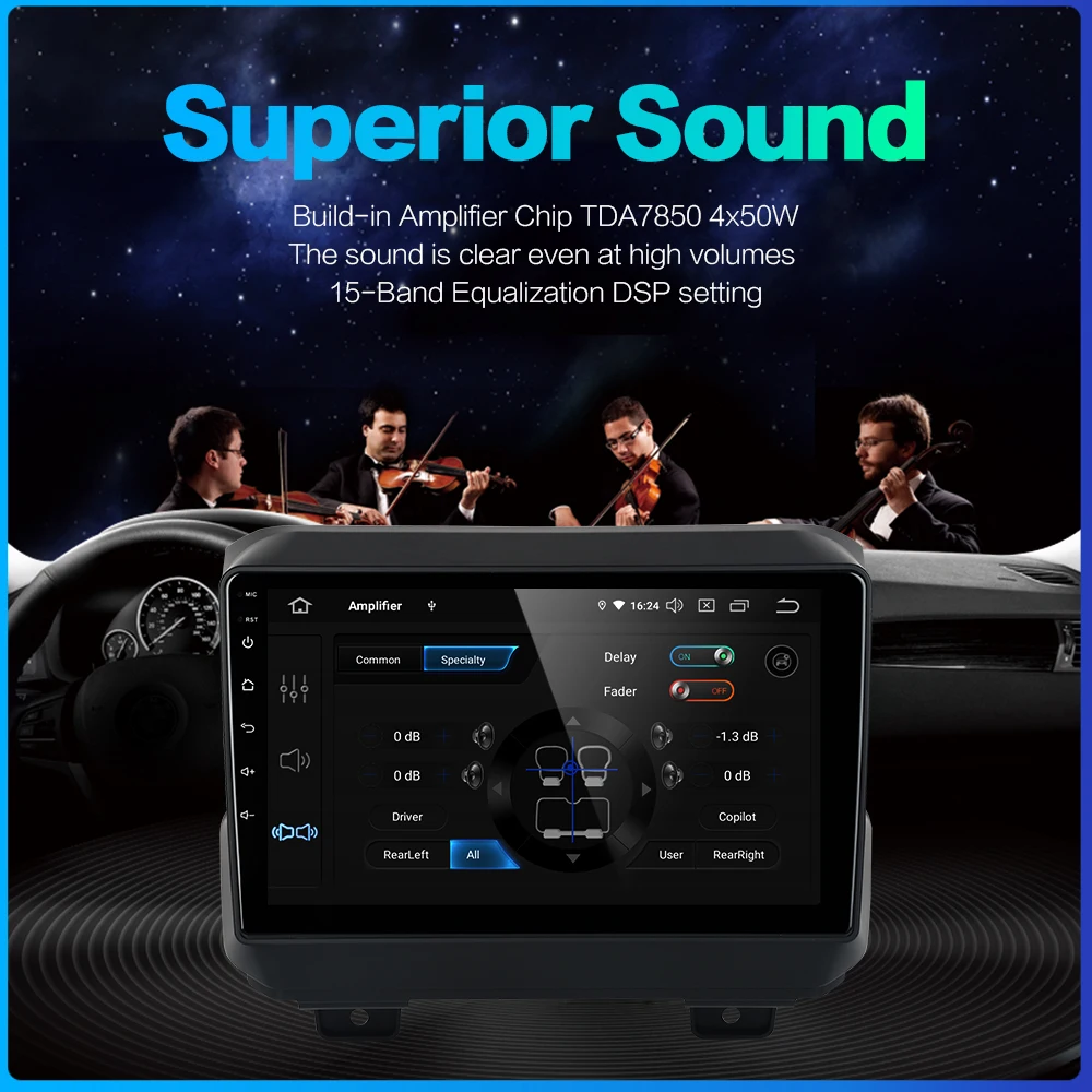 Sale Dasaita 9" IPS Autoradio 1 Din Car Android 9.0 for Jeep Wrangler 2018 GPS 64G ROM Car Stereo Multimedia Navigation 4GB RAM HDMI 4 Sale Dasaita 9" IPS Autoradio 1 Din Car Android 9.0 for Jeep Wrangler 2018 GPS 64G ROM Car Stereo Multimedia Navigation 4GB RAM HDMI 4