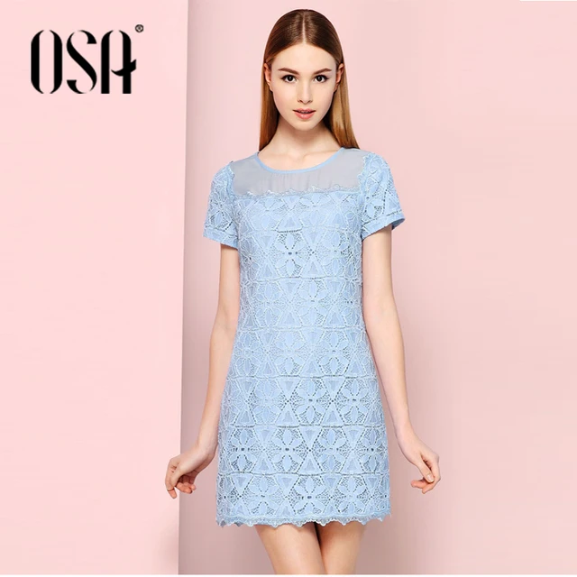 OSA Summer 2015 Flowers lace Chiffon dresses women Spring new arrivals