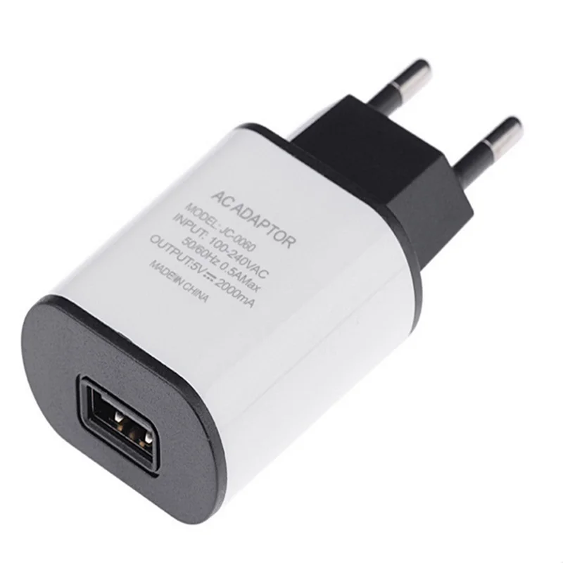 5v2a العالمي usb شاحن السفر الجدار شاحن محول 7.5 واط المحمولة الذكية الهاتف المحمول شاحن الاتحاد الأوروبي التوصيل ل iphone 6 6 ثانية