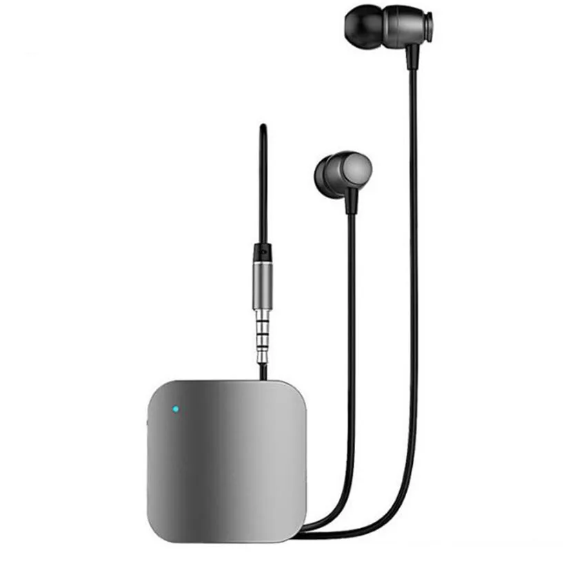 SUNBENBO Беспроводной приемник bluetooth Проводные Наушники Клип Беспроводной наушники Аудио приемник для iPhone Android