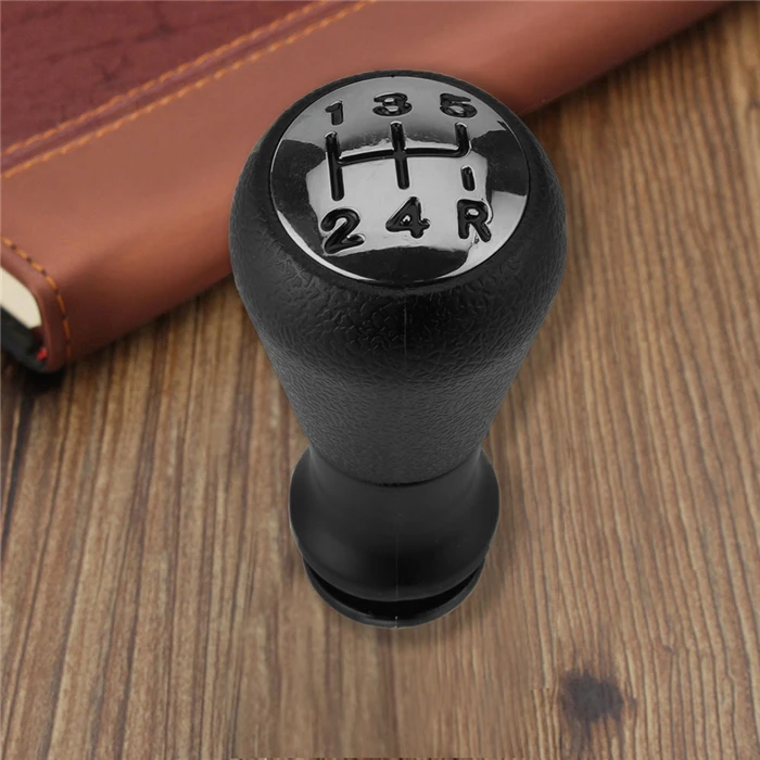 Car-Replacement-Shift-Knob-Manual-5-Speed-Gear-Stick-Black-For-Peugeot-106-306-406-806