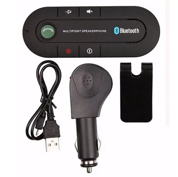 

Sun Visor Bluetooth Speakerphone MP3 Music Player Wireless Bluetooth Hands-free Car Kit Bluetooth Receiver Speaker Car Charger