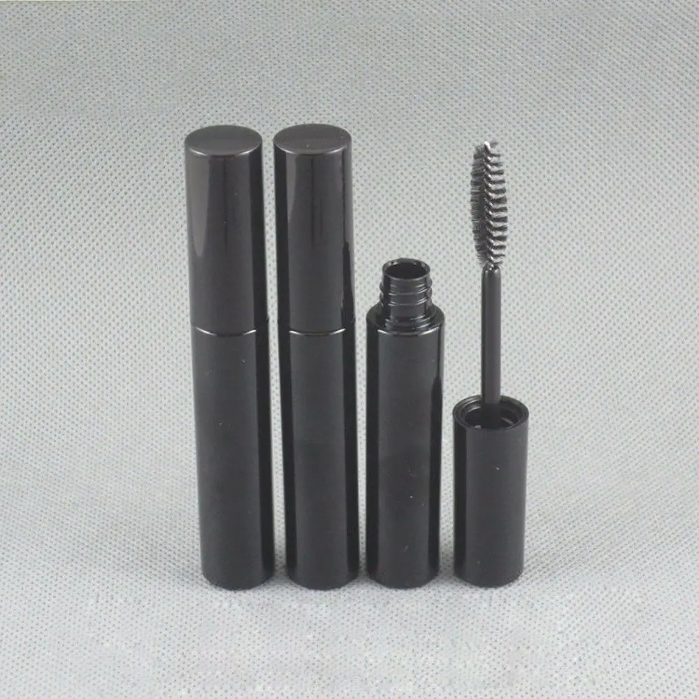 50 шт./партия 10 мл пустая черная туба с расческой для ресниц тушь контейнер для пробирок Путешествия Флакон Косметический Многоразового Использования Бутылки инструменты для макияжа аксессуары