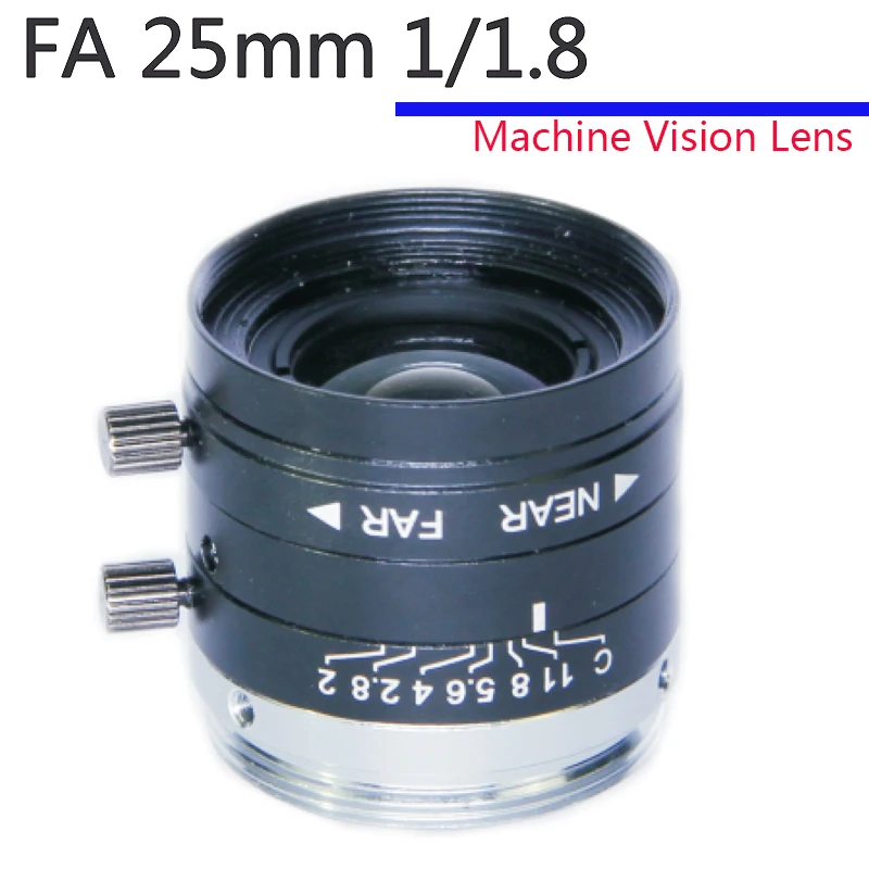 Высокая четкость FA 25 мм 1/1. 8 &quotлинзы машинного зрения профессиональная