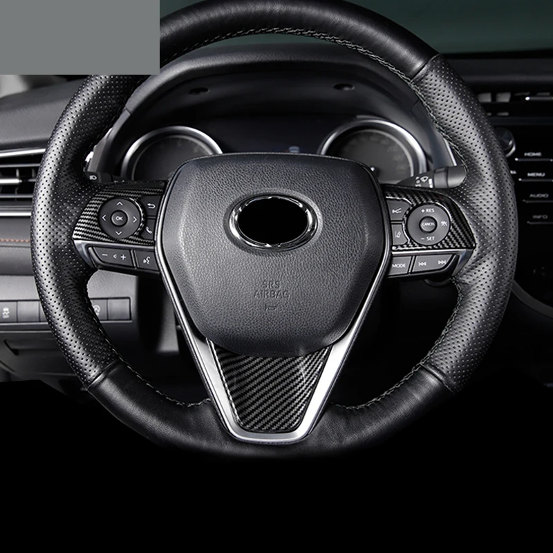 

For Toyota RAV4 XA50 2019 ABS Interior Steering Wheel Cover Trims Stickers Accessories Styling Moldings Car Styling 3 pcs