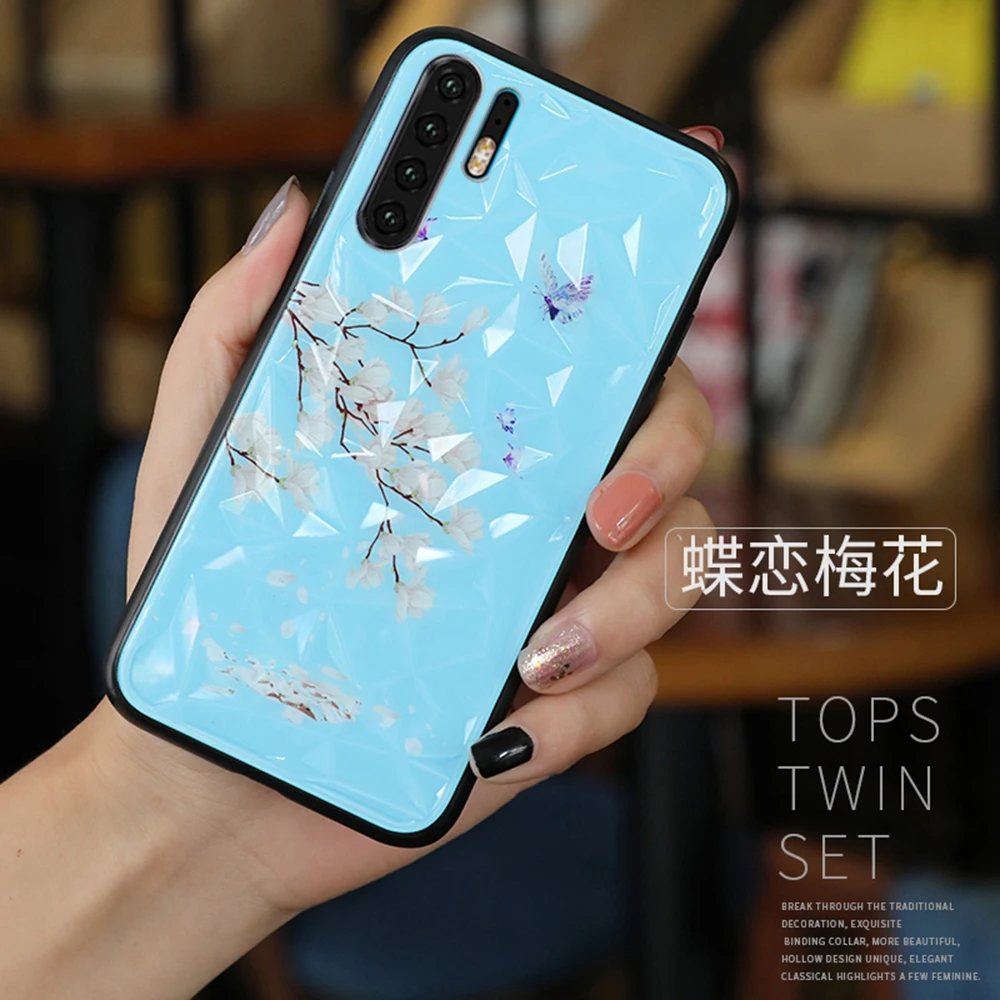 3D Diamond Case For Huawei P30 Pro P20 Lite P Smart 2019 Nova 4 3 3i On Honor 10i 10 8X 8A 8C 7C 7A Y6 2019 Y7 Pro Y9 2018 Case  (1)