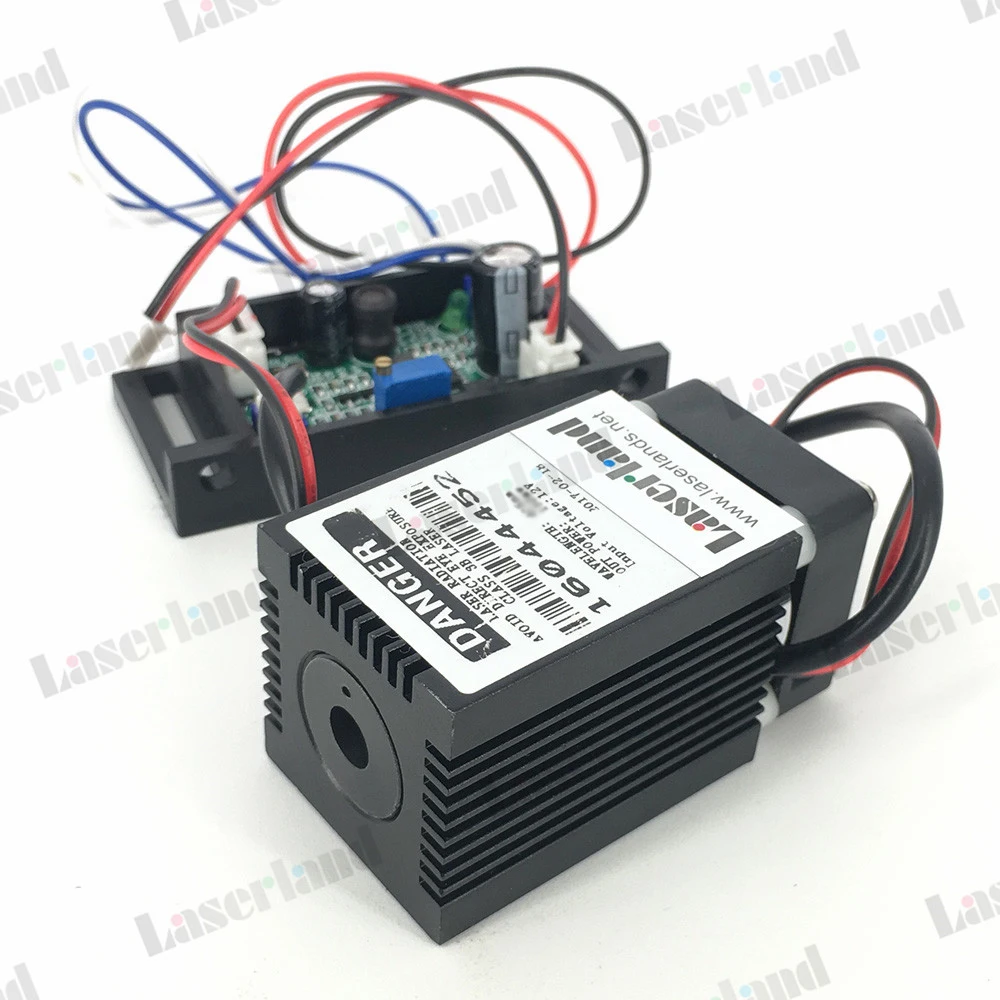 

Focusable 50mW Blue Blu-Ray 450nm 445nm Laser Diode Module 12V TTL