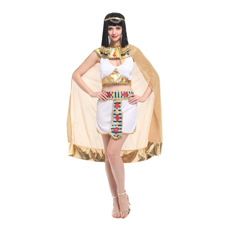 

Umorden Sexy Women Cleopatra Cosplay Halloween Egypt Queen Costume Purim Carnival Masquerade Festival Belly Dance Dress