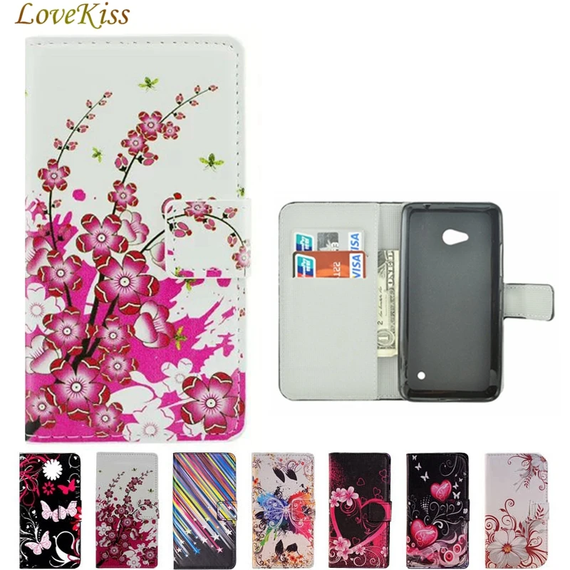 Кожаный чехол книжка для телефона Nokia Lumia Dual SIM 535 N535 635 N635 630 540 640 650 930 950 950XL Кошелек