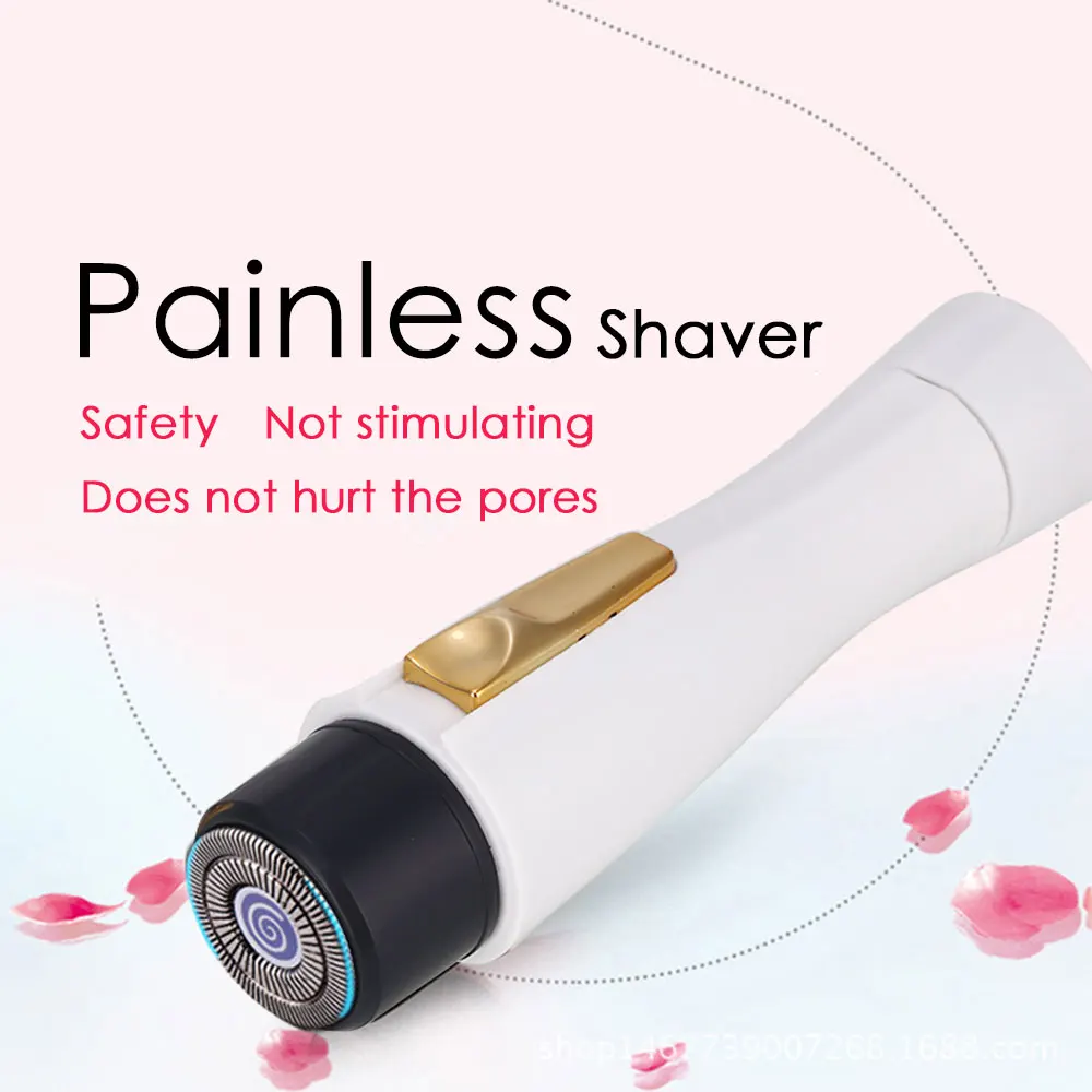 

Mini Epilator Remover Electric Epilator Oxter Gifts Body Ladies ABS White Electric Shaver Women Face Hair Removal
