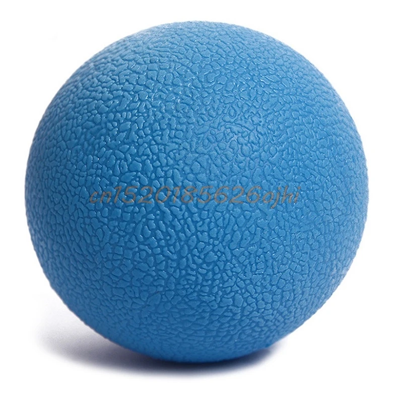 OOTDTY Лакросс Массаж Йога Мячи мобильность Myofascial триггер точка релиз тела Ball-P101 - Цвет: Синий