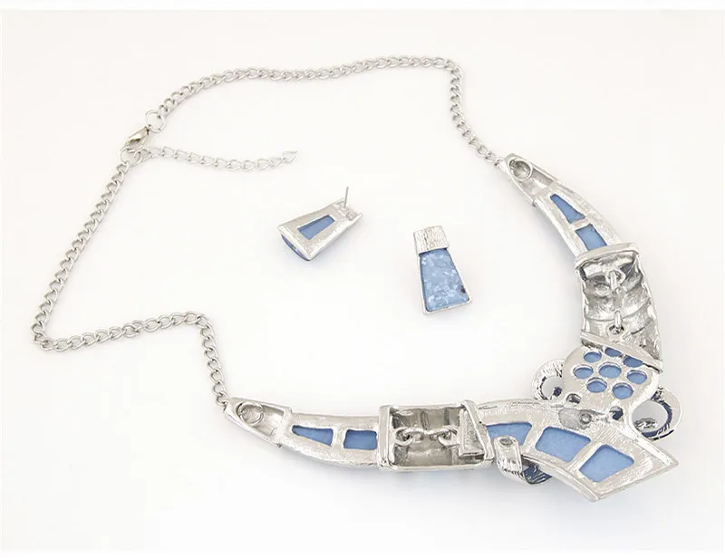 Комплект из колье и серёг с кристаллами|statement necklace set|necklace setafrican jewelry set |