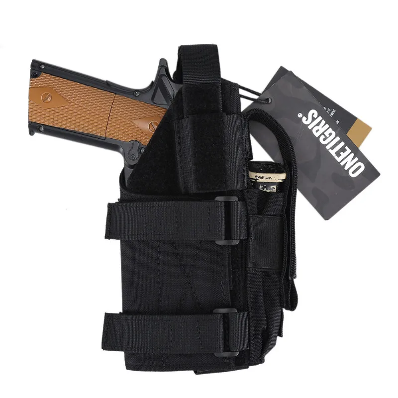 

OneTigris Tactical Universal Gun Holster Molle Modular Belt Pistol Holster With Mag Pouch for Glock 17 19 22 23 31 32 34 35