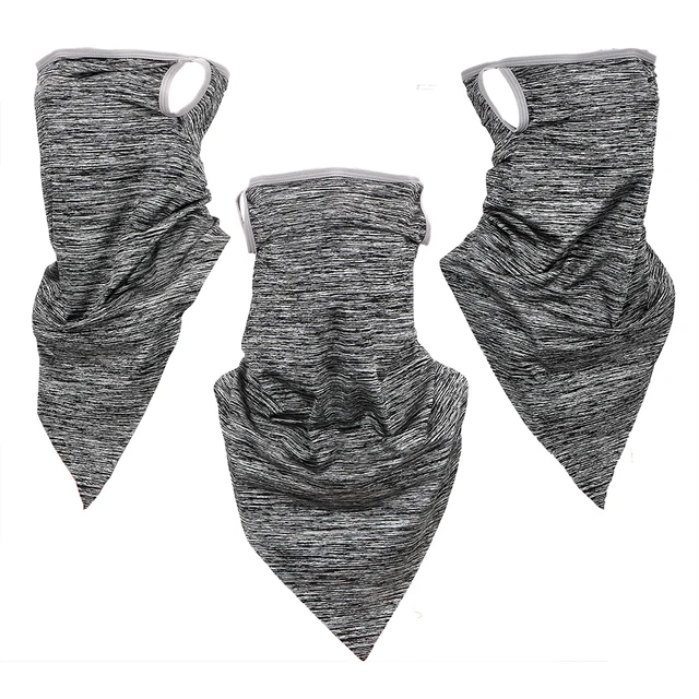 Motorcycle Proctect Cycling Face Mask Anti-UV Neck Hood Half Face Breathable Dustproof Headband Triangle Sport Scarf Windproof