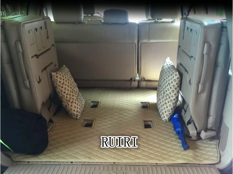 Хорошее качество! Специальные автомобильные коврики+ багажник коврик для Toyota Land Cruiser 100 2007-1998 7 мест водонепроницаемые ковры