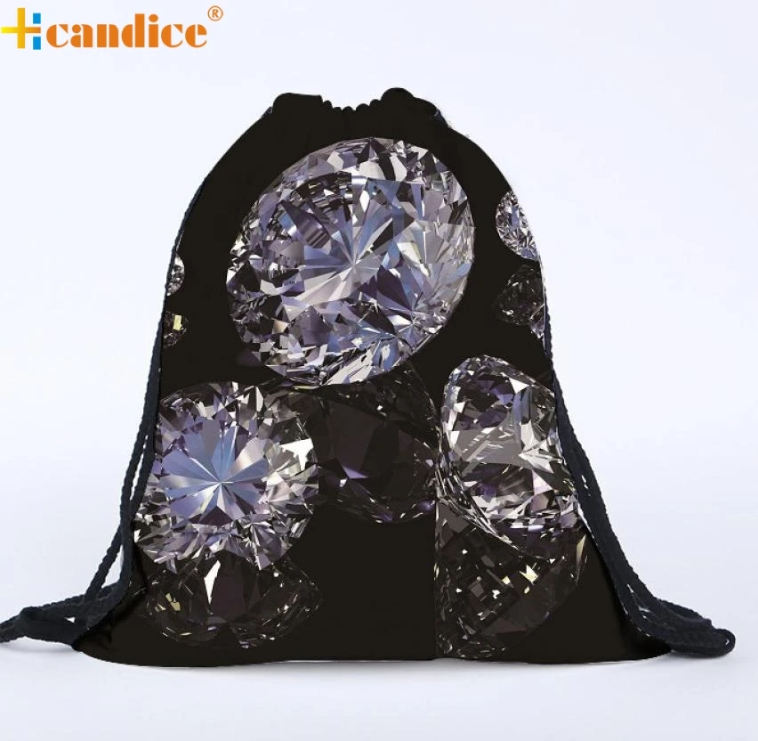 

Hcandice Best Gift Hcandice Unisex Drawstring Backpacks 3D Printing Bags Drawstring Backpack drop ship bea6107