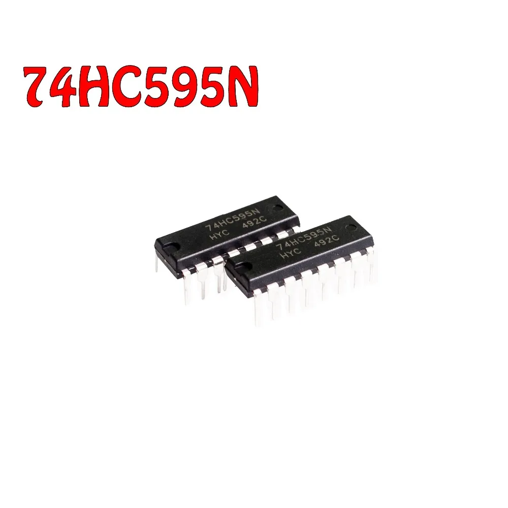 NEW 10 pcs 74HC595 74HC595N SN74HC595N DIP-16 Logic shift register