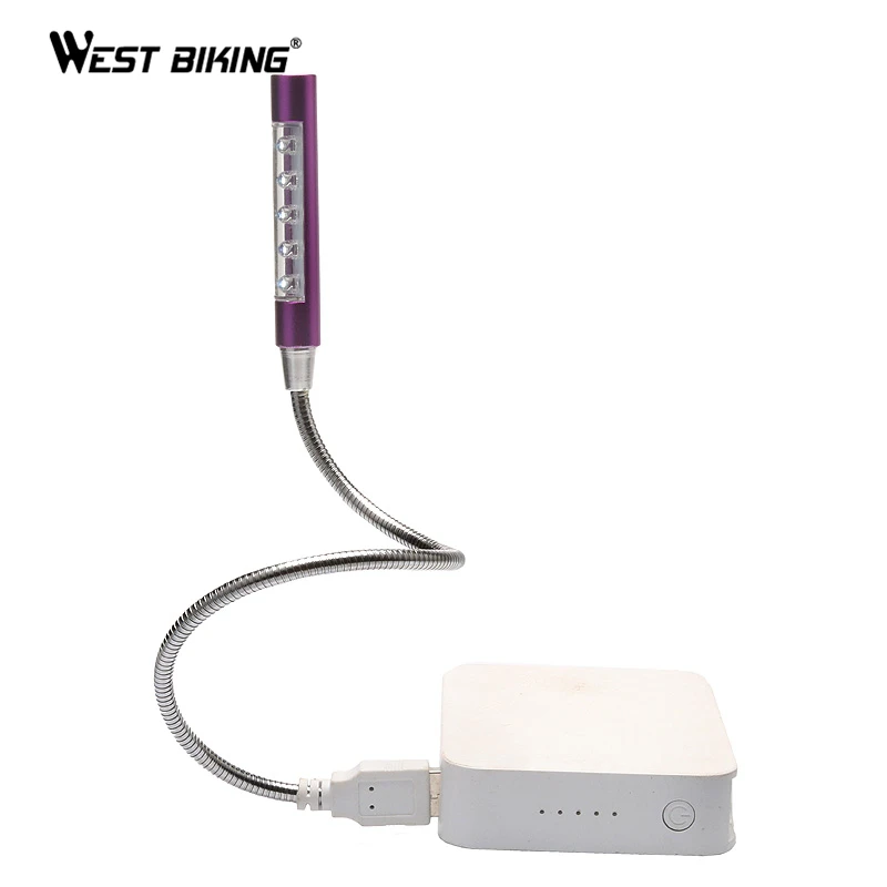 Flash Deal WEST BIKING Emergency Aluminum Outdoor Cycling Tent Light Riding Flexible and Convenient 5 Led USB Charge Lamp Bike Tent Light 3 Flash Deal WEST BIKING Emergency Aluminum Outdoor Cycling Tent Light Riding Flexible and Convenient 5 Led USB Charge Lamp Bike Tent Light 3