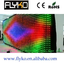 Светодио дный ткани, светодио дный видеоэкран 3 м* 8 м Горячая распродажа