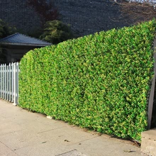 ULAND Artificial Hedge Boxwood Panels Fake Plants Grass Wall 25x25cm Home Decoration Accessories Garden Yard Balcony Ornaments