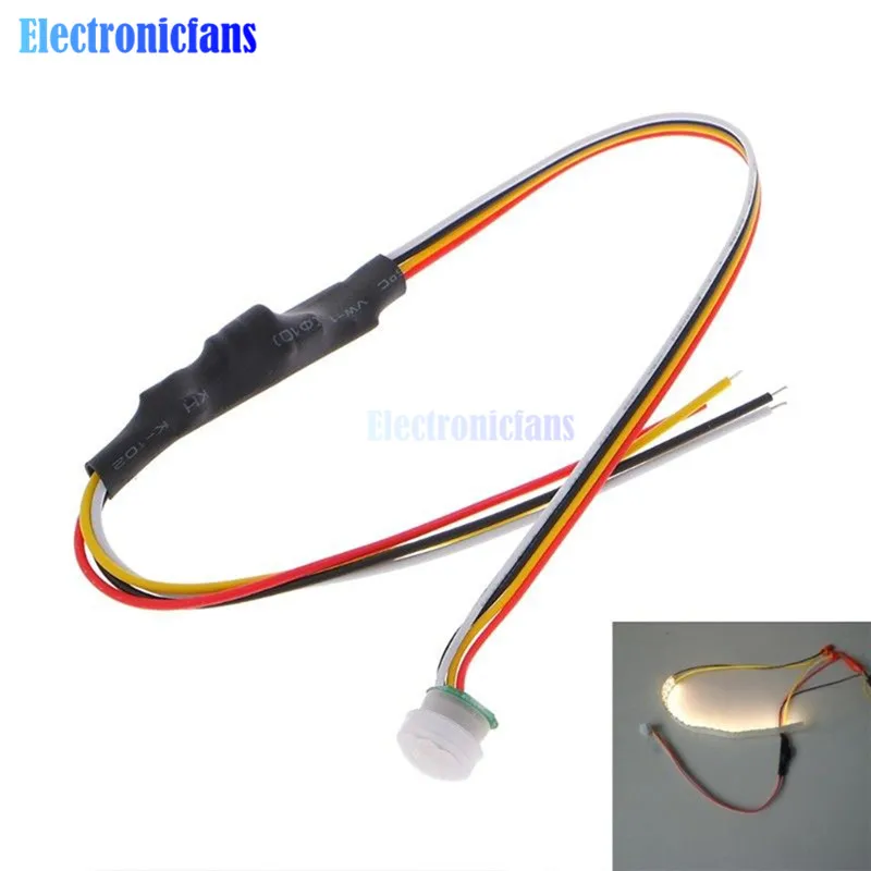 

DC 5-24V PIR Infrared Sensor Automatic Lighting On Off Switch Detection Closet Motion Sensor Detector LED Light Switch TDL-799