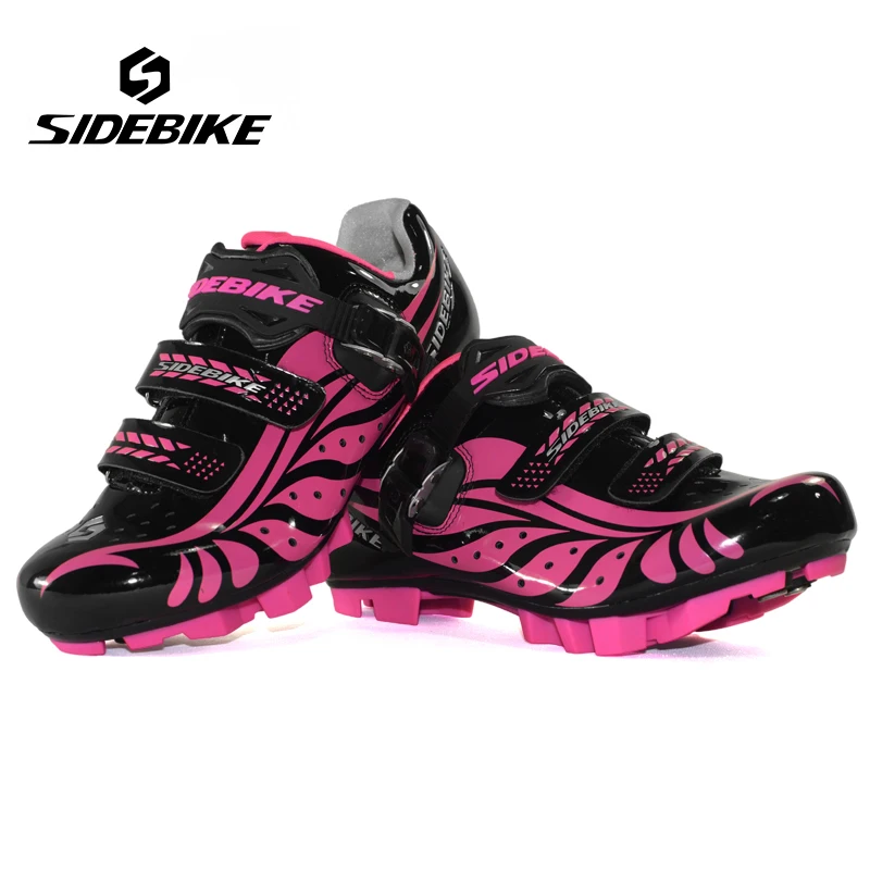 

Sidebike Professional Cycling Shoes Breathable MTB Bike Shoes Women Self Locking Bicycle Boots zapatillas ciclismo