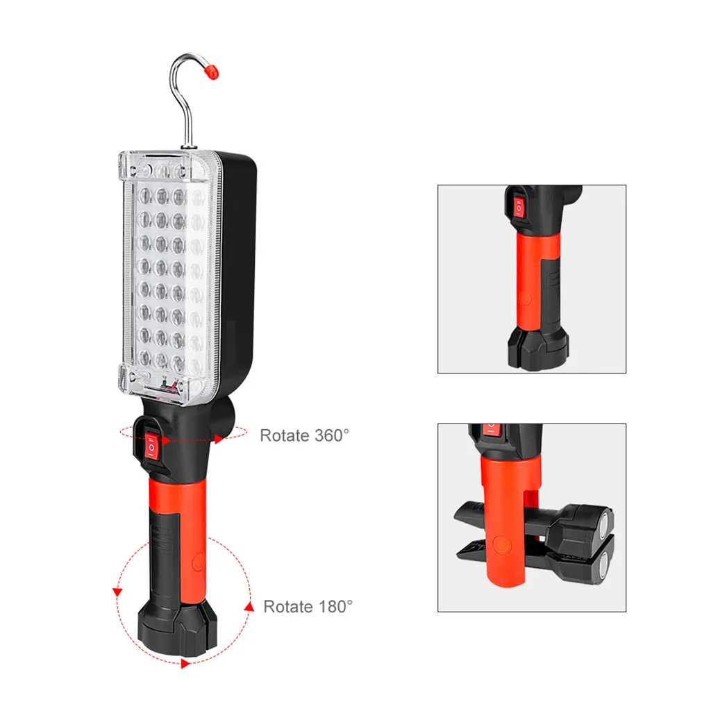 

2019 new products Multifunction 34SMD LED Slim Work Light Lamp Flashlight Magnetic With Hook Accessories tool Home Household