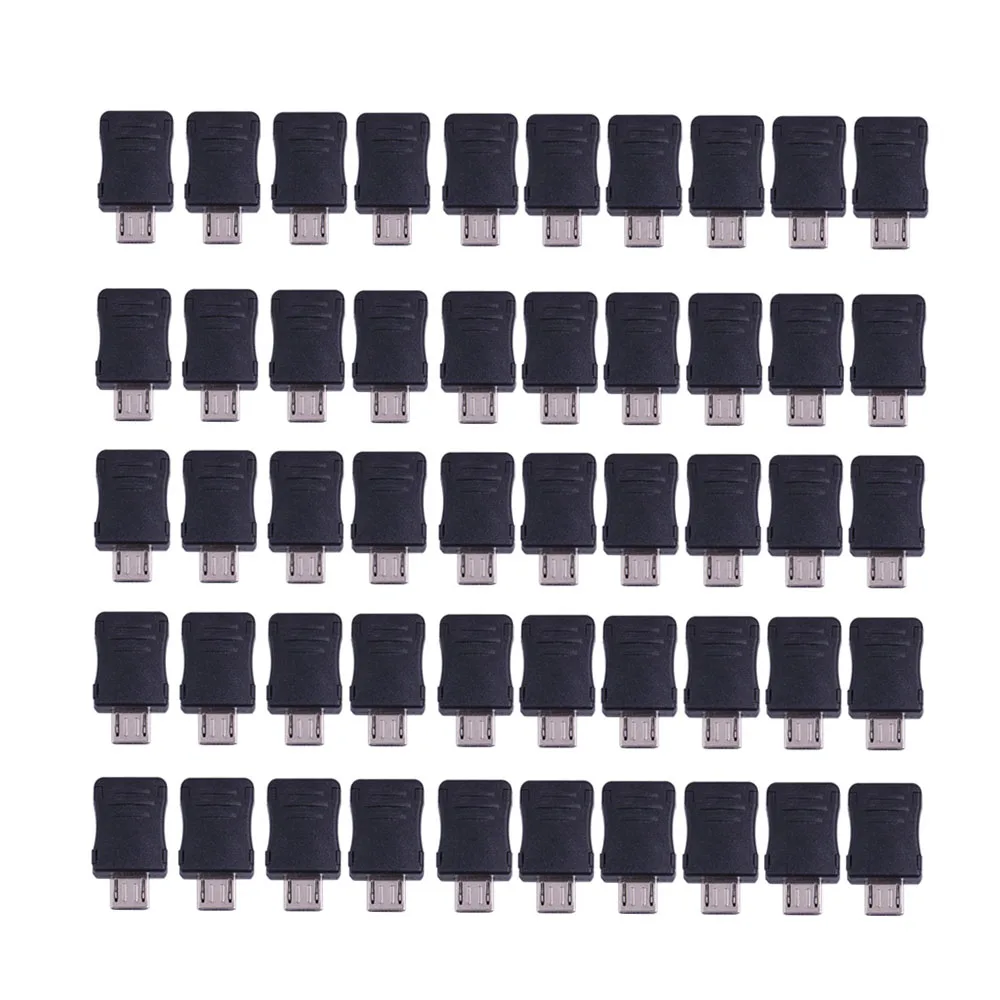 50 шт./компл. Micro USB 5 Pin T порт штекер разъем пластиковая крышка DIY Прямая
