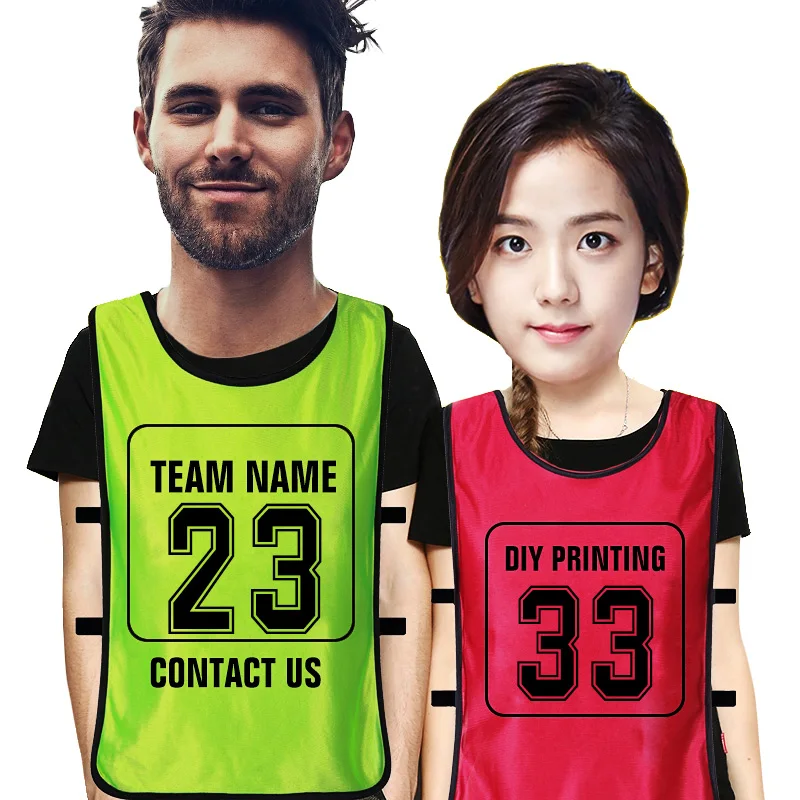 

5 Pieces Adult/Kid Sports Soccer Training Vest Soccer Jerseys Football Vest Pinnies Soccer-vest Sport Basketball Training Vest