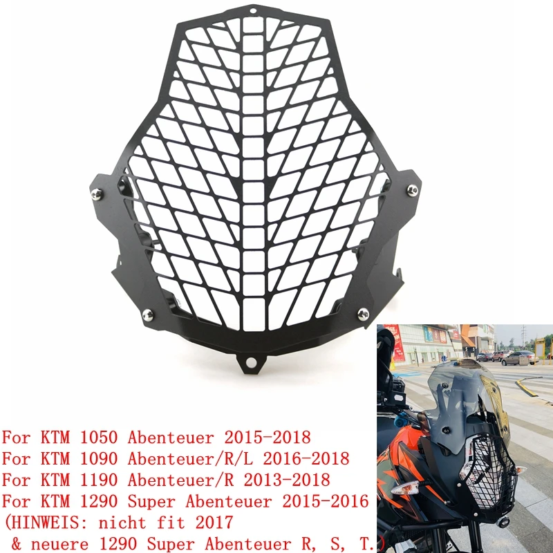 Защита решетки радиатора мотоцикла для KTM 1050 1090 1190R 1290 ADV|Накладки и декоративные