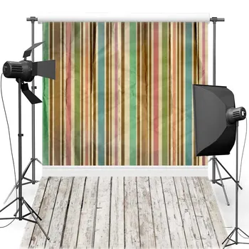 

MEHOFOTO Vertical Stripes New Fabric Flannel Photography Background For Newborn Vinyl Backdrop For Children photo studio F299