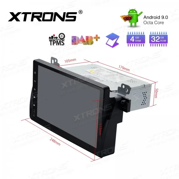 Top Android 9.0 Octa Cor 9" Car Multimedia Navigation GPS Radio for BMW E46 1998-2006 & BMW E46 M3 2000-2006 with 4GB RAM 32GB ROM 3