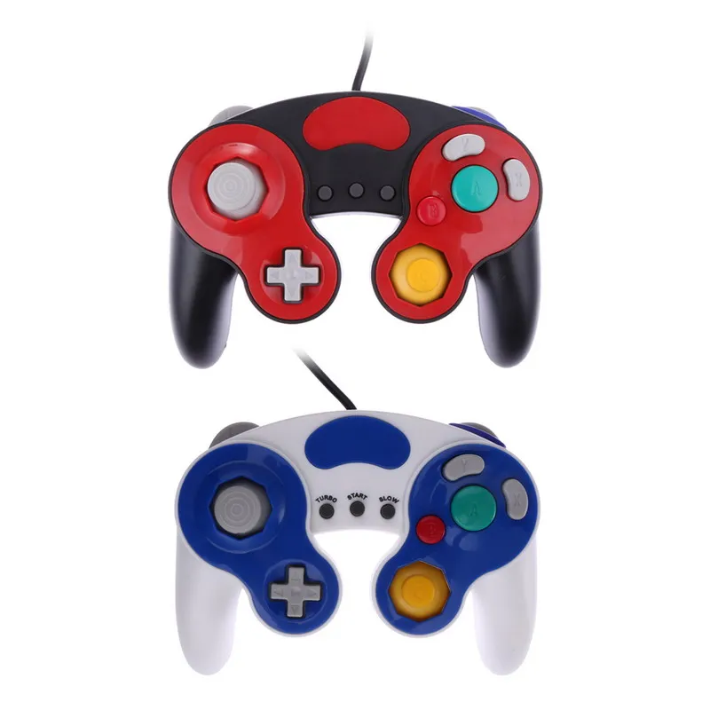 USB Wired PC Game Controller Gamepad Shock Vibration Joystick Game Pad Joypad Control for Nintendo GameCube