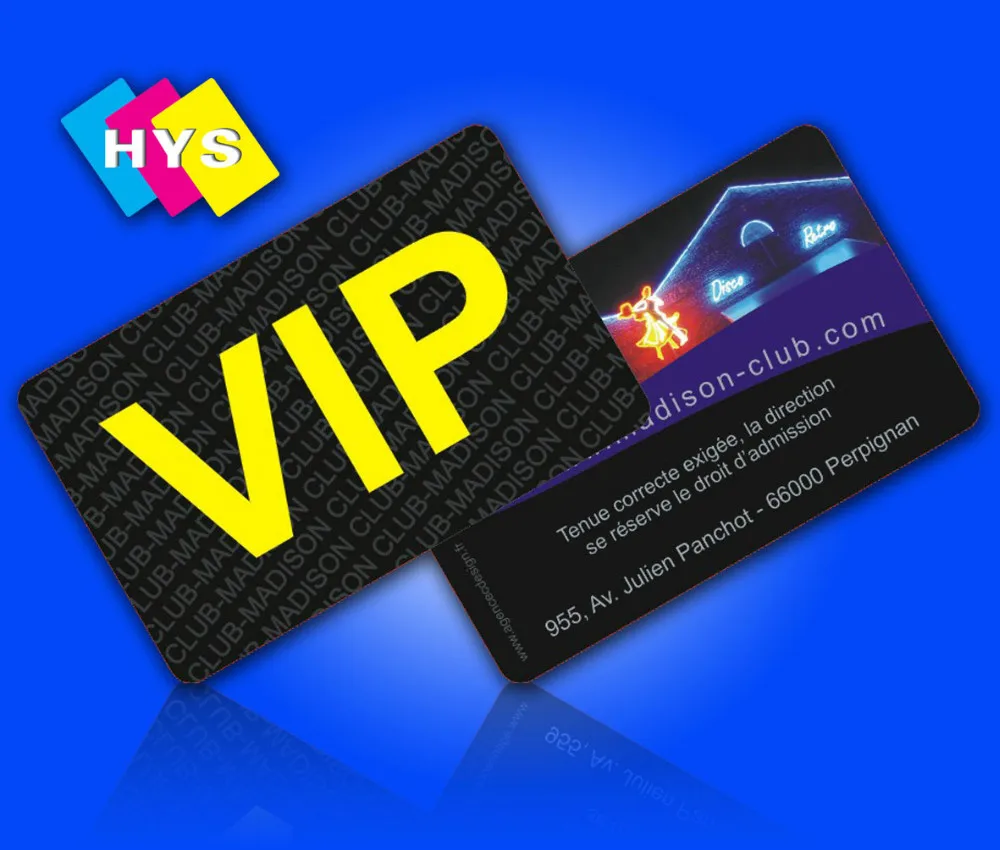 Plastic VIP membership card with hot stamping for smart rfid | Безопасность и защита