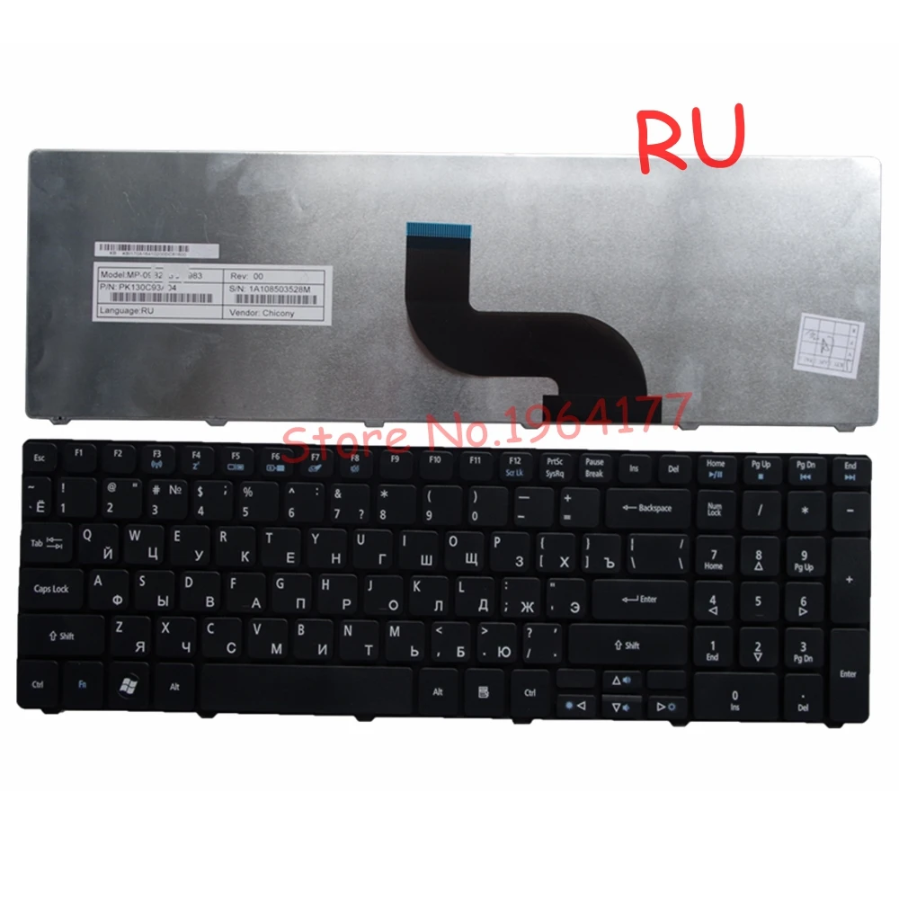 

RU Black New Laptop Keyboard FOR ACER 7741G 7741ZG 7750G 7552G 7745G 7551G Russian