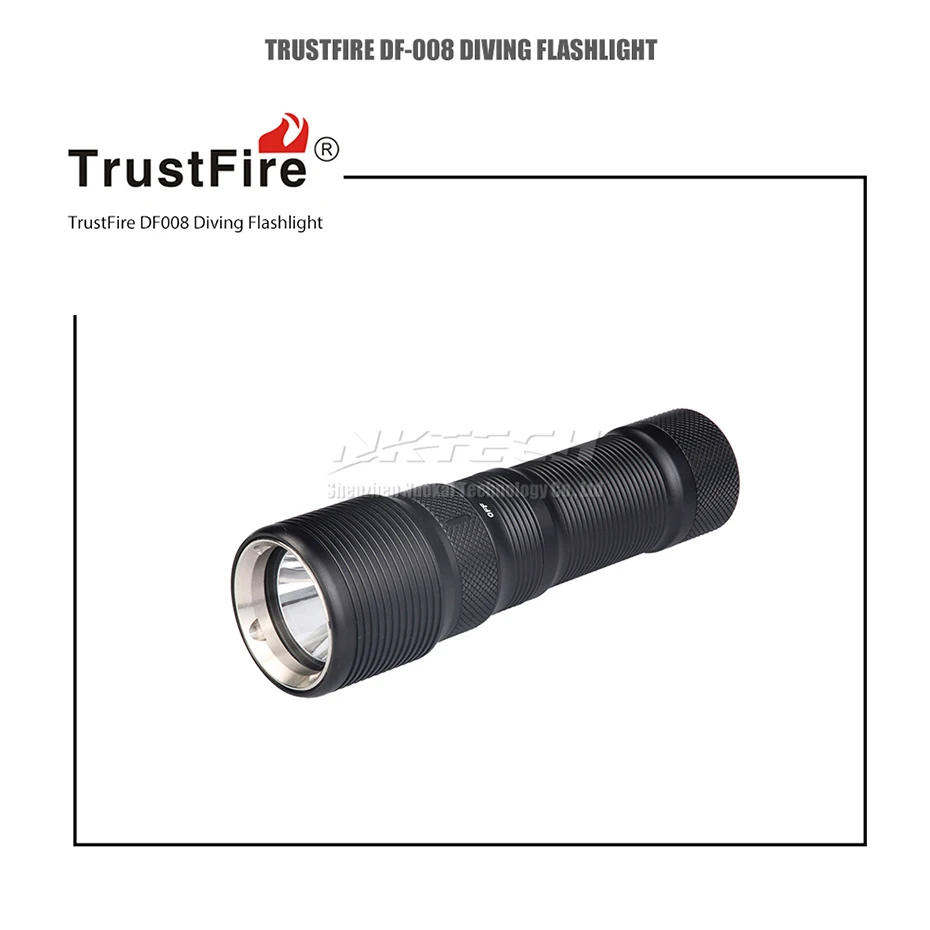 TrustFire DF-008 Дайвинг фонарик 100 м XM-L2 СВЕТОДИОДНЫЙ Магнитный контроль поворотный переключатель фонарь IP-X8 подводный погружение свет 3 режима