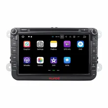 KLYDE 2 Din 8 “Android 7.1 Reproductor Multimedia Del Coche Para Volkswagen VW Magotan Caddy 2006-2012 Radio de Coche DVD Audio Estéreo MAPA Gratuito