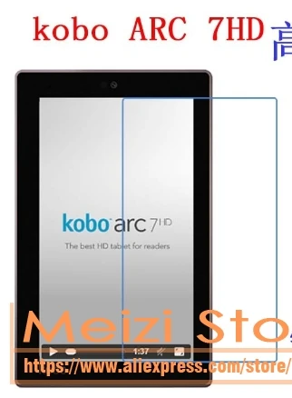 Для Kobo Arc 7HD eReader 7 дюймов прозрачная наклейка с защитой экрана Защитная пленка |
