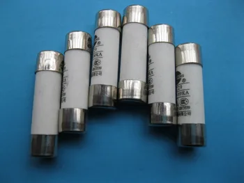 

80 Pcs Ceramic Fuse Powder Filled Cartridge Cylindrical 380V 20A 10mm x 38mm