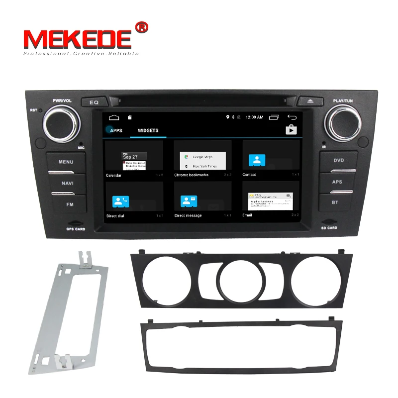 Cheap free shipping 4G lte Android 7.1 Car DVD Player multimedia for BMW E90 E91 E92 E93 with WIFI BT 2G RAM 16G ROM GPS navigation 2