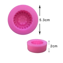 Колеса автомобиля силиконовая Гибкая форма шины силиконовая смола форма карандаш форма помадка торт плесень