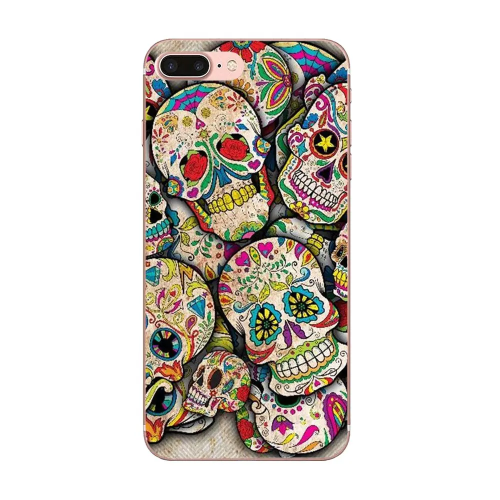 Мягкий Топ продаж для Apple iPhone 4 4S 5 5C 5S SE 6 6S 7 8 Plus X XS Max XR цветной мексиканский